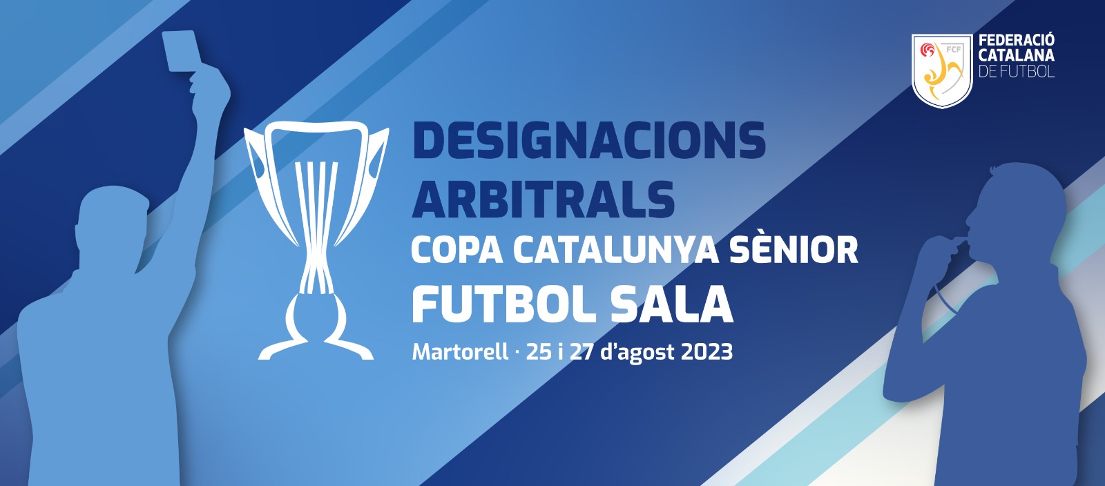 Designats els àrbitres de la Copa Catalunya de futbol sala